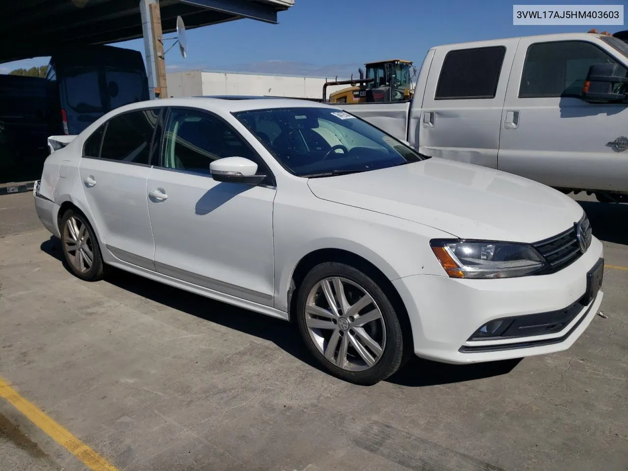 2017 Volkswagen Jetta Sel VIN: 3VWL17AJ5HM403603 Lot: 76472604