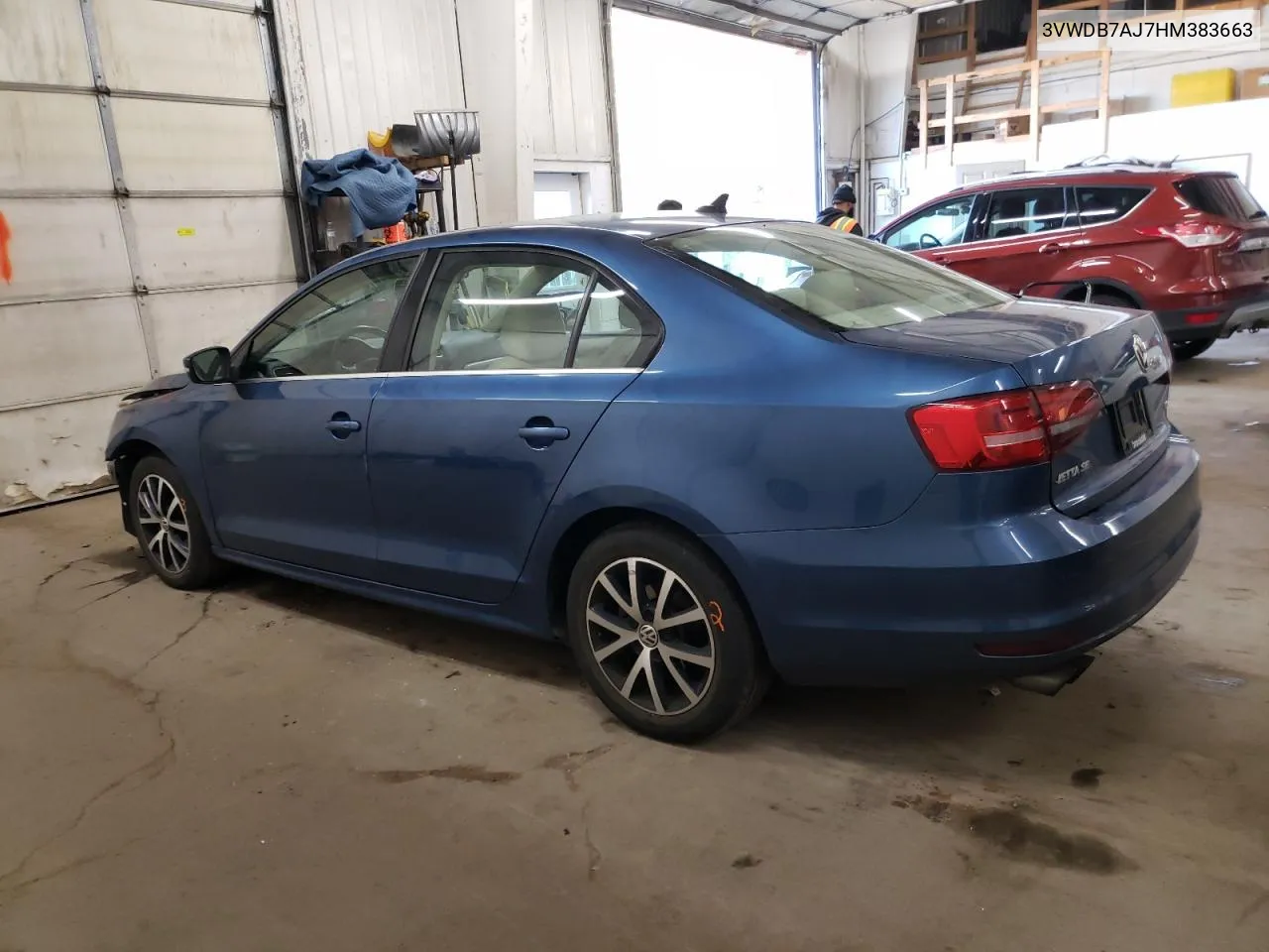 2017 Volkswagen Jetta Se VIN: 3VWDB7AJ7HM383663 Lot: 76533054