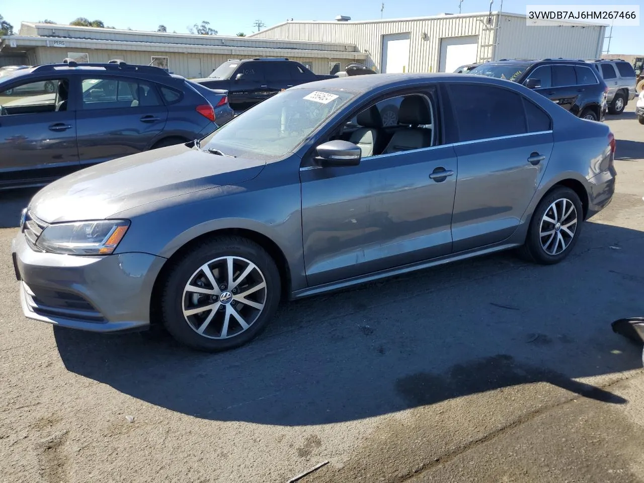 2017 Volkswagen Jetta Se VIN: 3VWDB7AJ6HM267466 Lot: 76564624