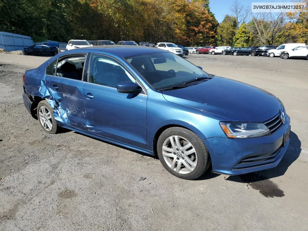 2017 Volkswagen Jetta S VIN: 3VW2B7AJ3HM213257 Lot: 76624584