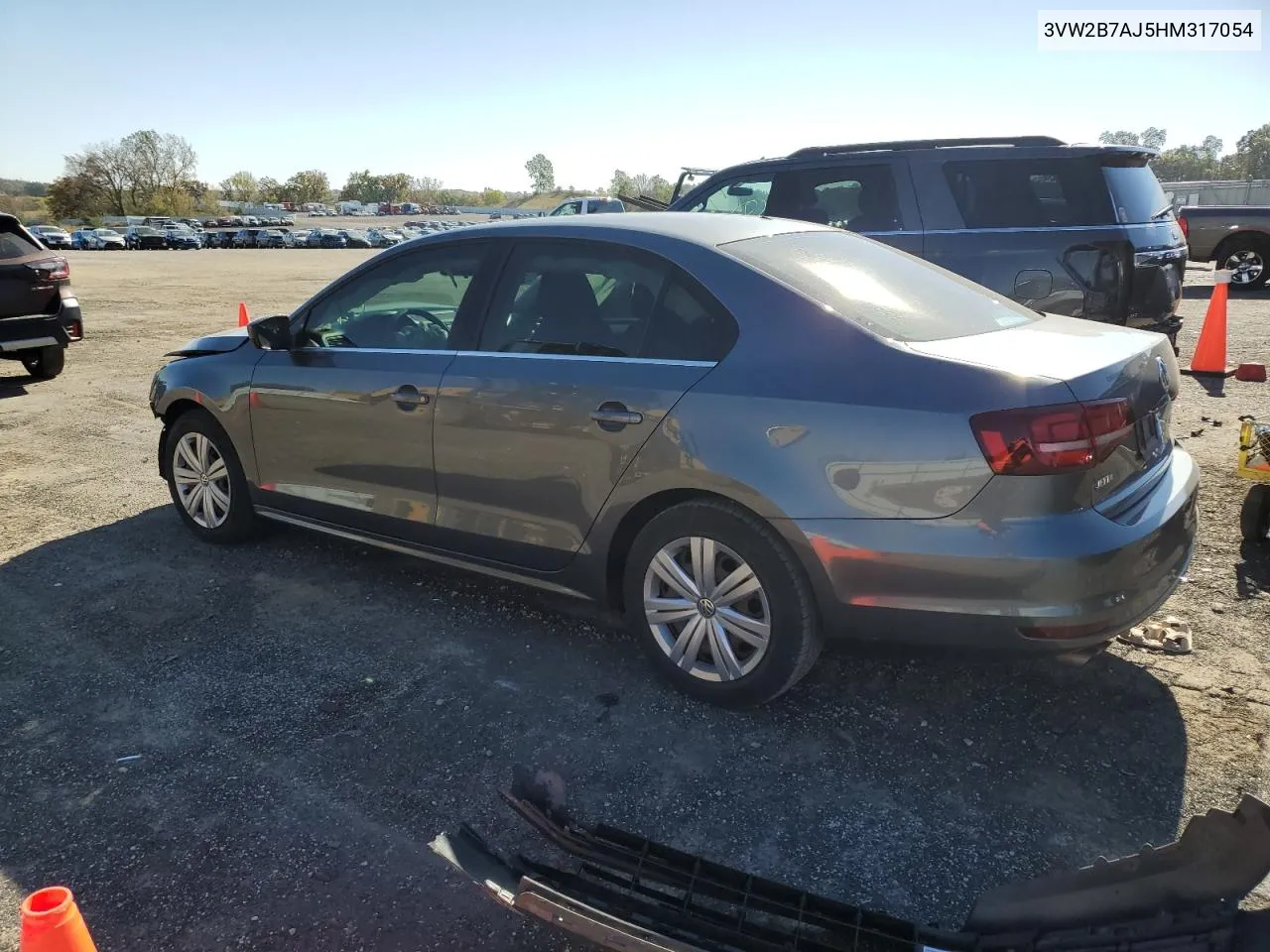 3VW2B7AJ5HM317054 2017 Volkswagen Jetta S