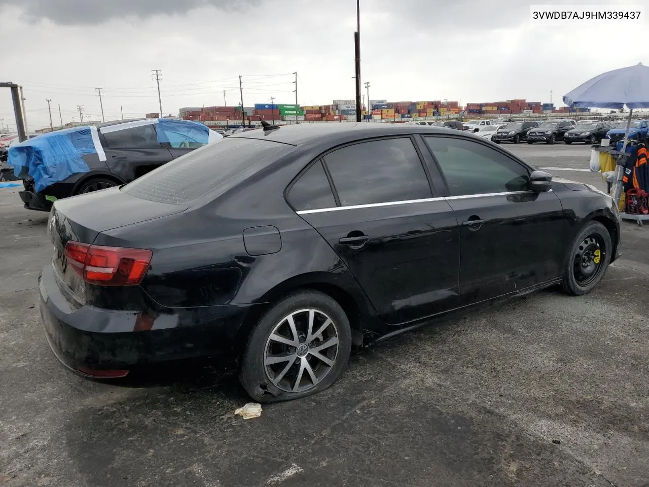 2017 Volkswagen Jetta Se VIN: 3VWDB7AJ9HM339437 Lot: 76724944