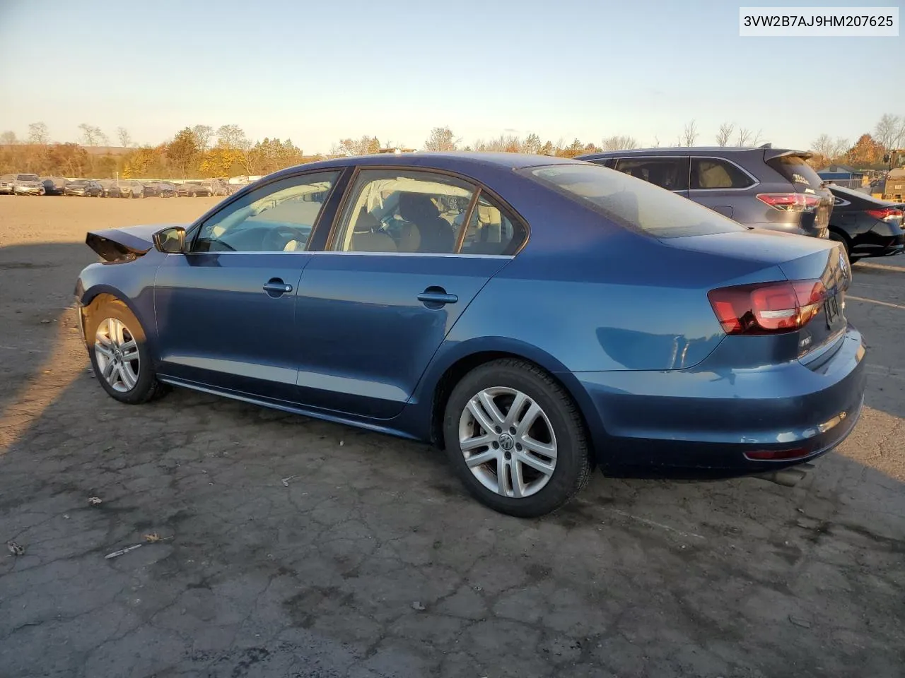 2017 Volkswagen Jetta S VIN: 3VW2B7AJ9HM207625 Lot: 76875904