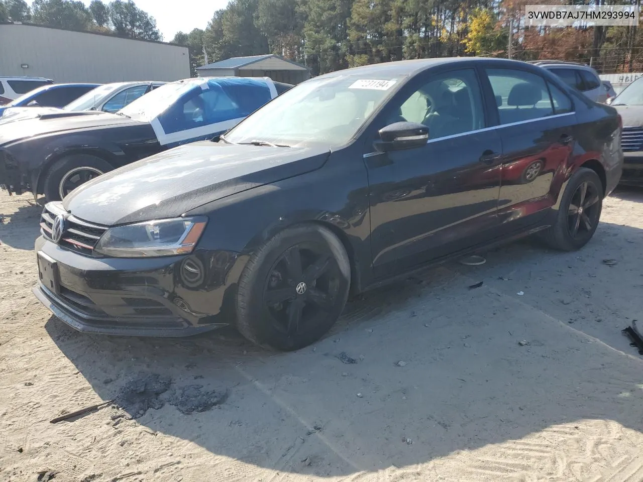 2017 Volkswagen Jetta Se VIN: 3VWDB7AJ7HM293994 Lot: 77231194