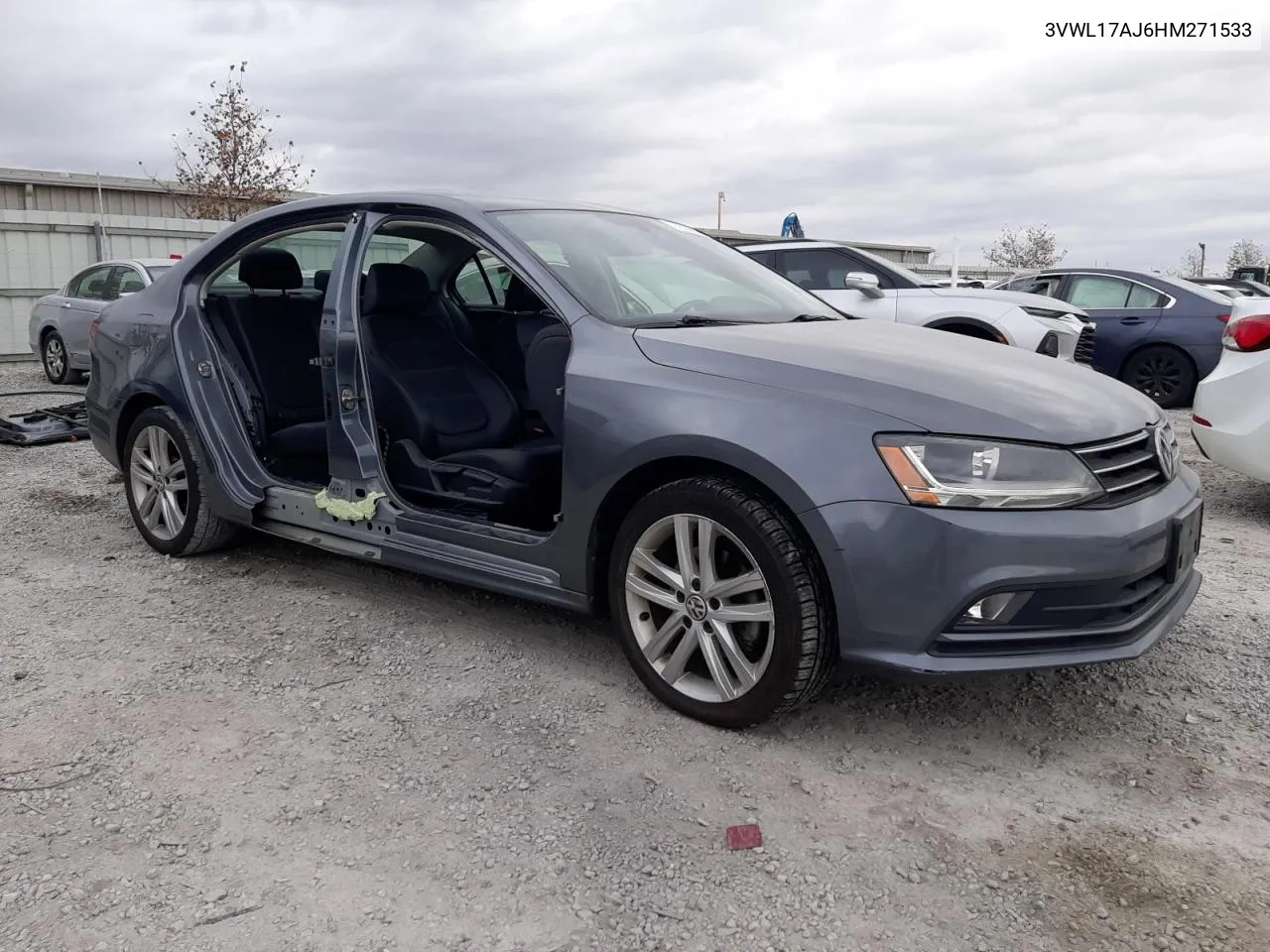 2017 Volkswagen Jetta Sel VIN: 3VWL17AJ6HM271533 Lot: 77918604