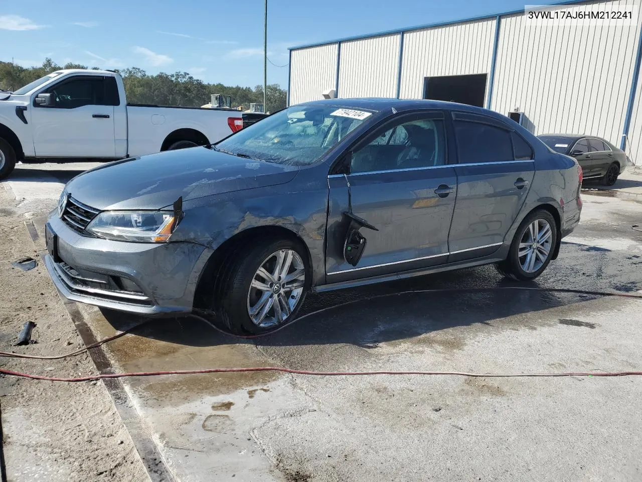 2017 Volkswagen Jetta Sel VIN: 3VWL17AJ6HM212241 Lot: 77942104