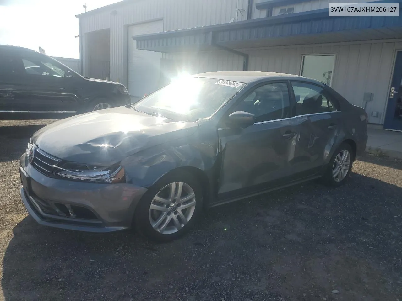 2017 Volkswagen Jetta S VIN: 3VW167AJXHM206127 Lot: 78246844