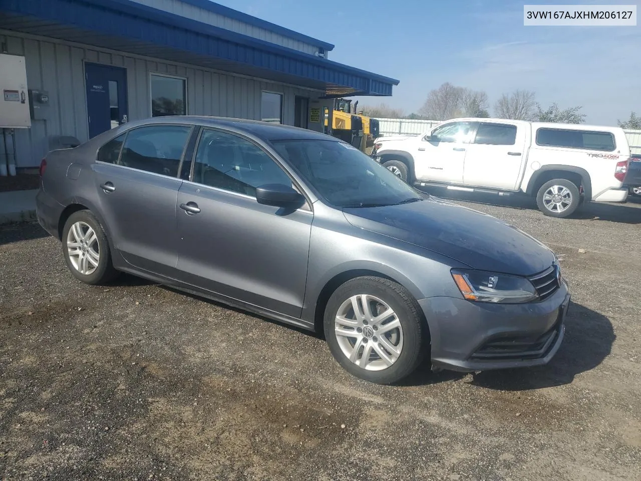 2017 Volkswagen Jetta S VIN: 3VW167AJXHM206127 Lot: 78246844