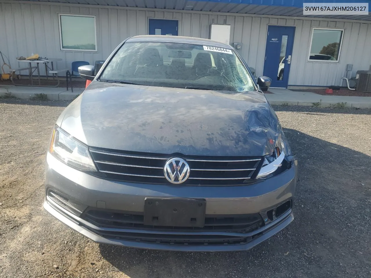 2017 Volkswagen Jetta S VIN: 3VW167AJXHM206127 Lot: 78246844