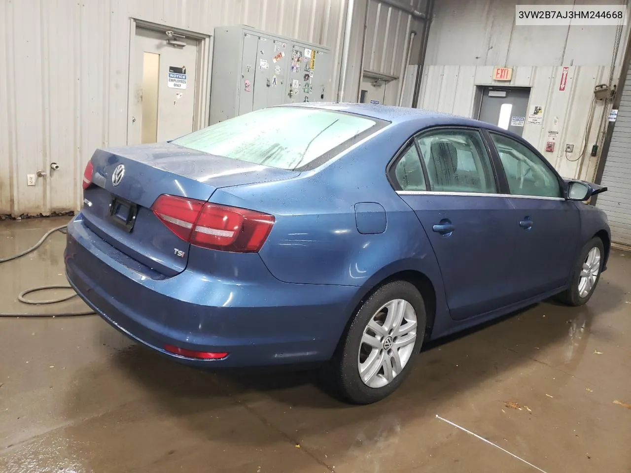 2017 Volkswagen Jetta S VIN: 3VW2B7AJ3HM244668 Lot: 78280664