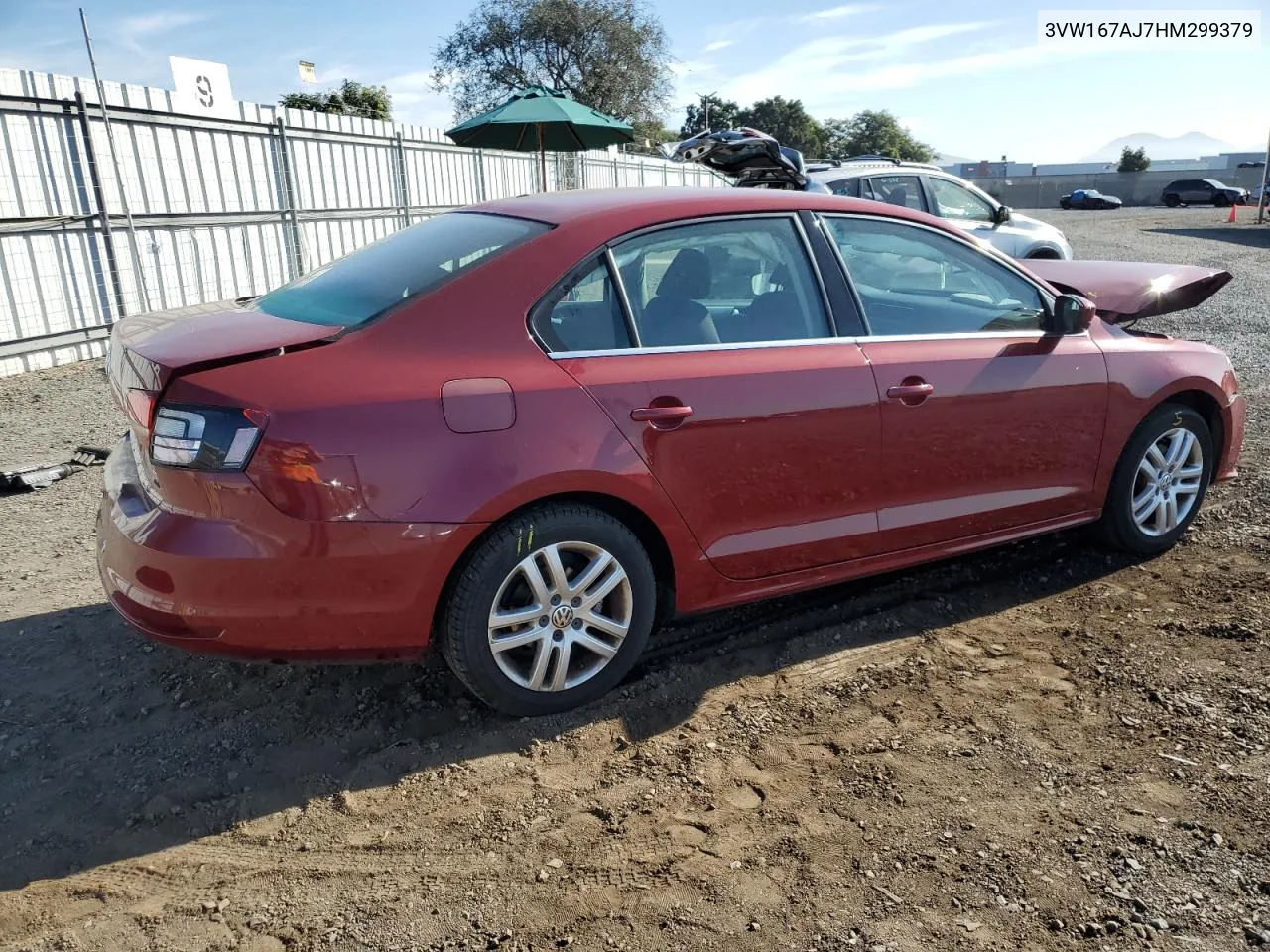 2017 Volkswagen Jetta S VIN: 3VW167AJ7HM299379 Lot: 78668104