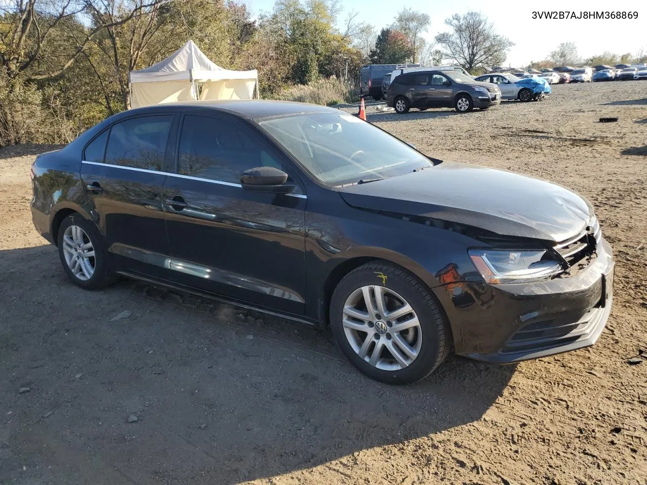 2017 Volkswagen Jetta S VIN: 3VW2B7AJ8HM368869 Lot: 78789334