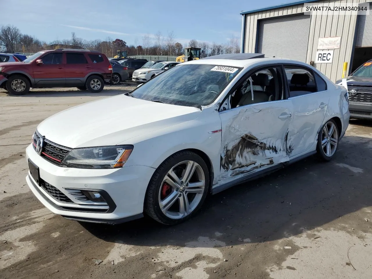 2017 Volkswagen Jetta Gli VIN: 3VW4T7AJ2HM340944 Lot: 78931044