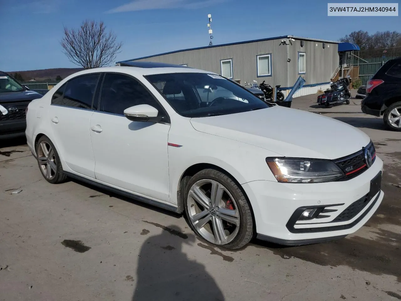 2017 Volkswagen Jetta Gli VIN: 3VW4T7AJ2HM340944 Lot: 78931044