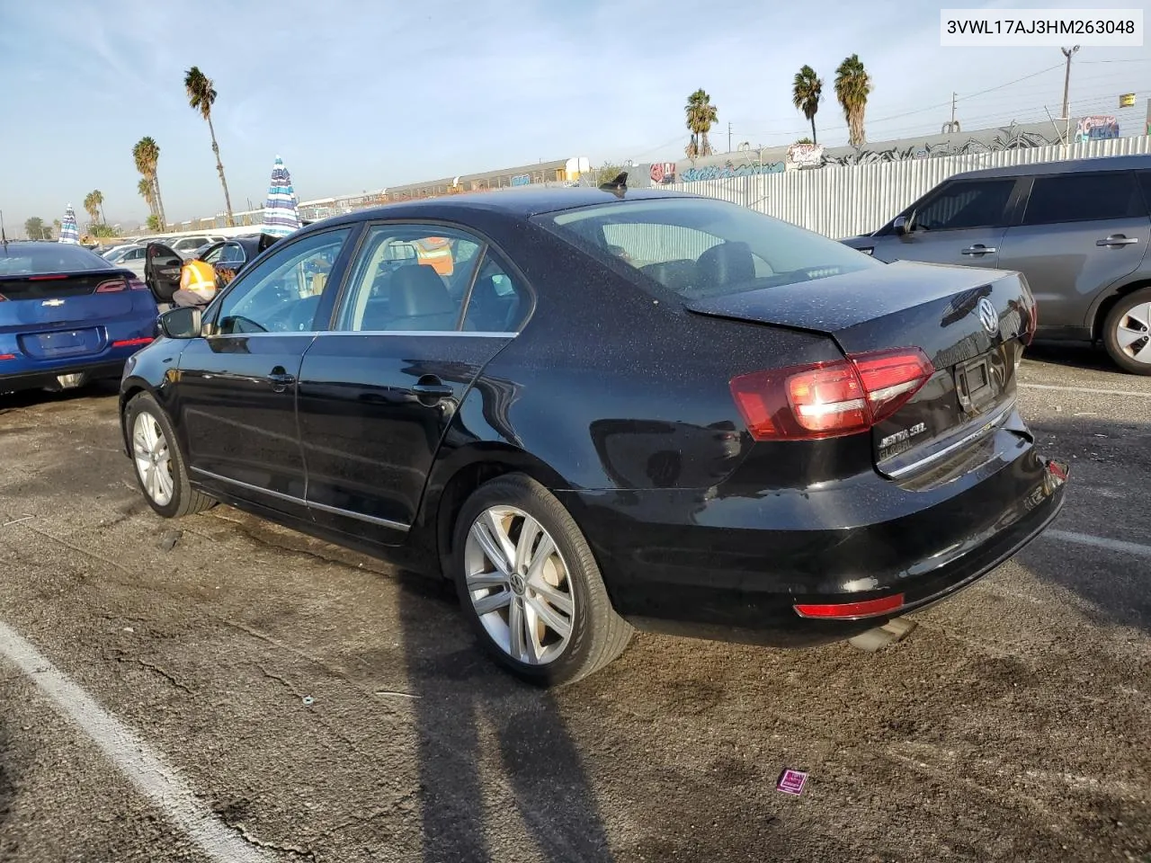 2017 Volkswagen Jetta Sel VIN: 3VWL17AJ3HM263048 Lot: 79080754