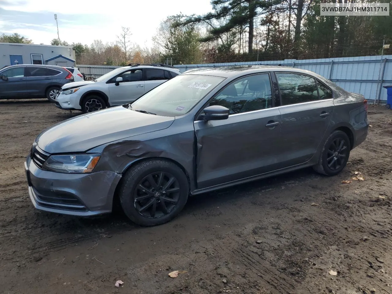 2017 Volkswagen Jetta Se VIN: 3VWDB7AJ1HM311714 Lot: 79197704