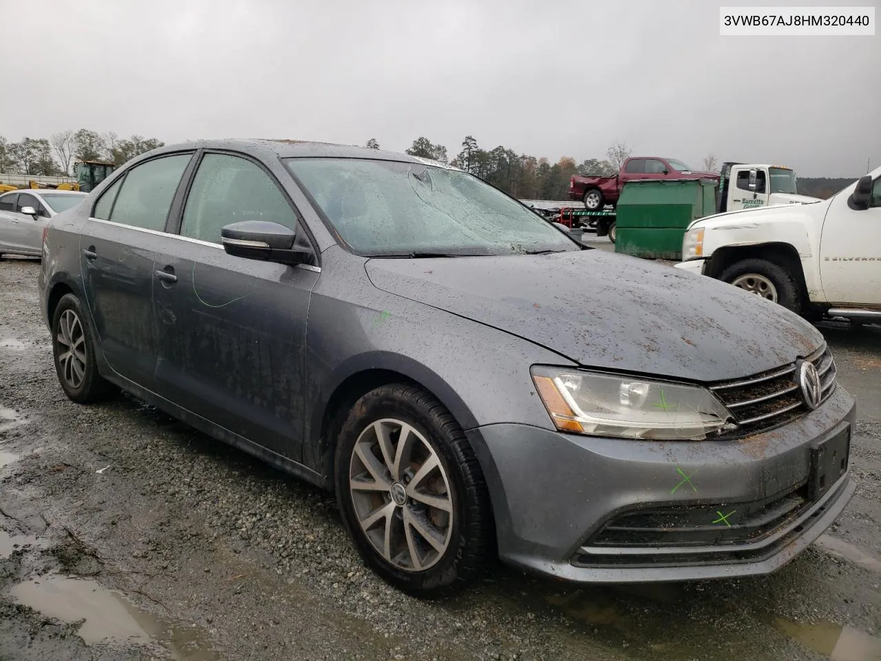 2017 Volkswagen Jetta Se VIN: 3VWB67AJ8HM320440 Lot: 79313084