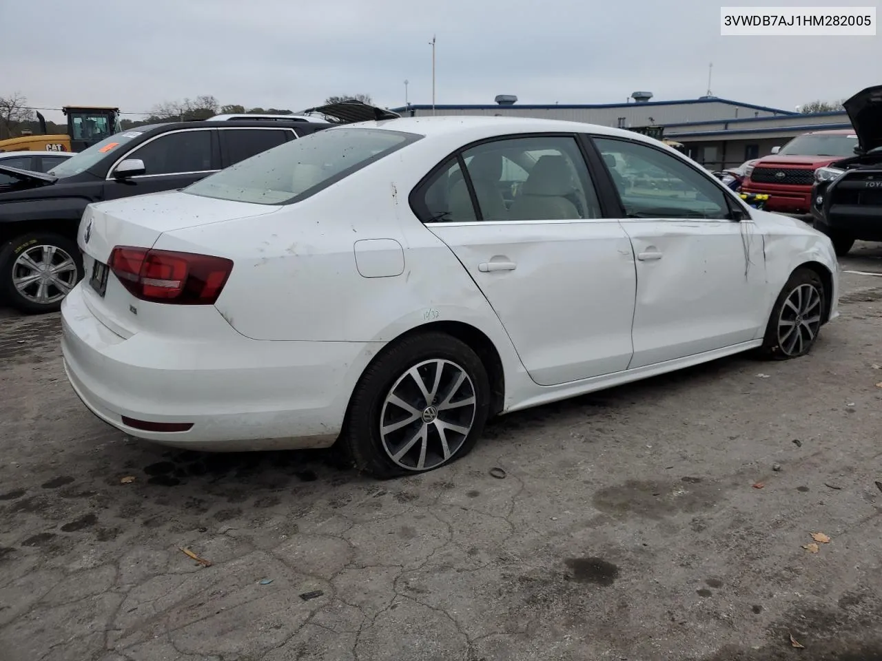 2017 Volkswagen Jetta Se VIN: 3VWDB7AJ1HM282005 Lot: 79477344