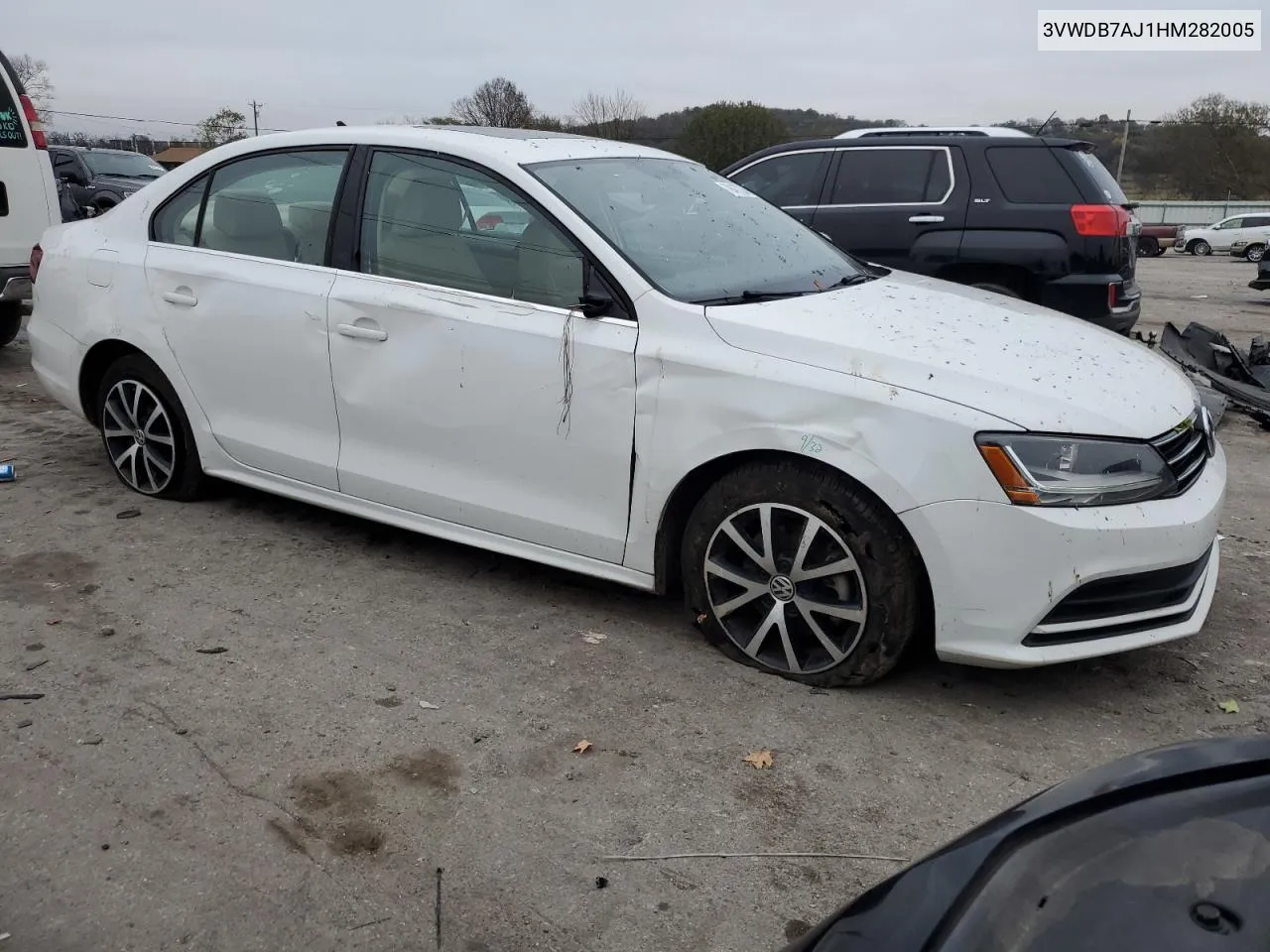 2017 Volkswagen Jetta Se VIN: 3VWDB7AJ1HM282005 Lot: 79477344