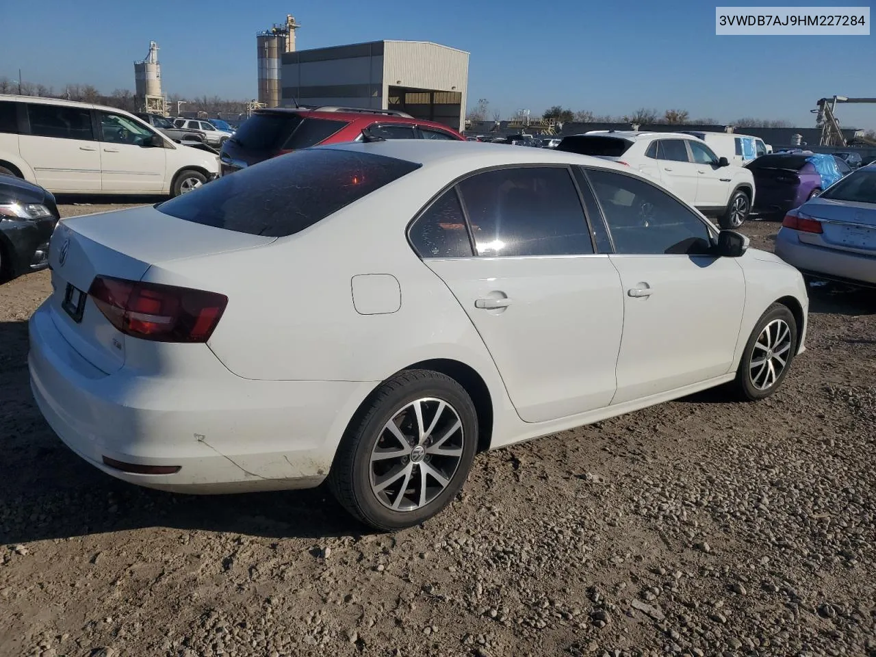 2017 Volkswagen Jetta Se VIN: 3VWDB7AJ9HM227284 Lot: 79513884