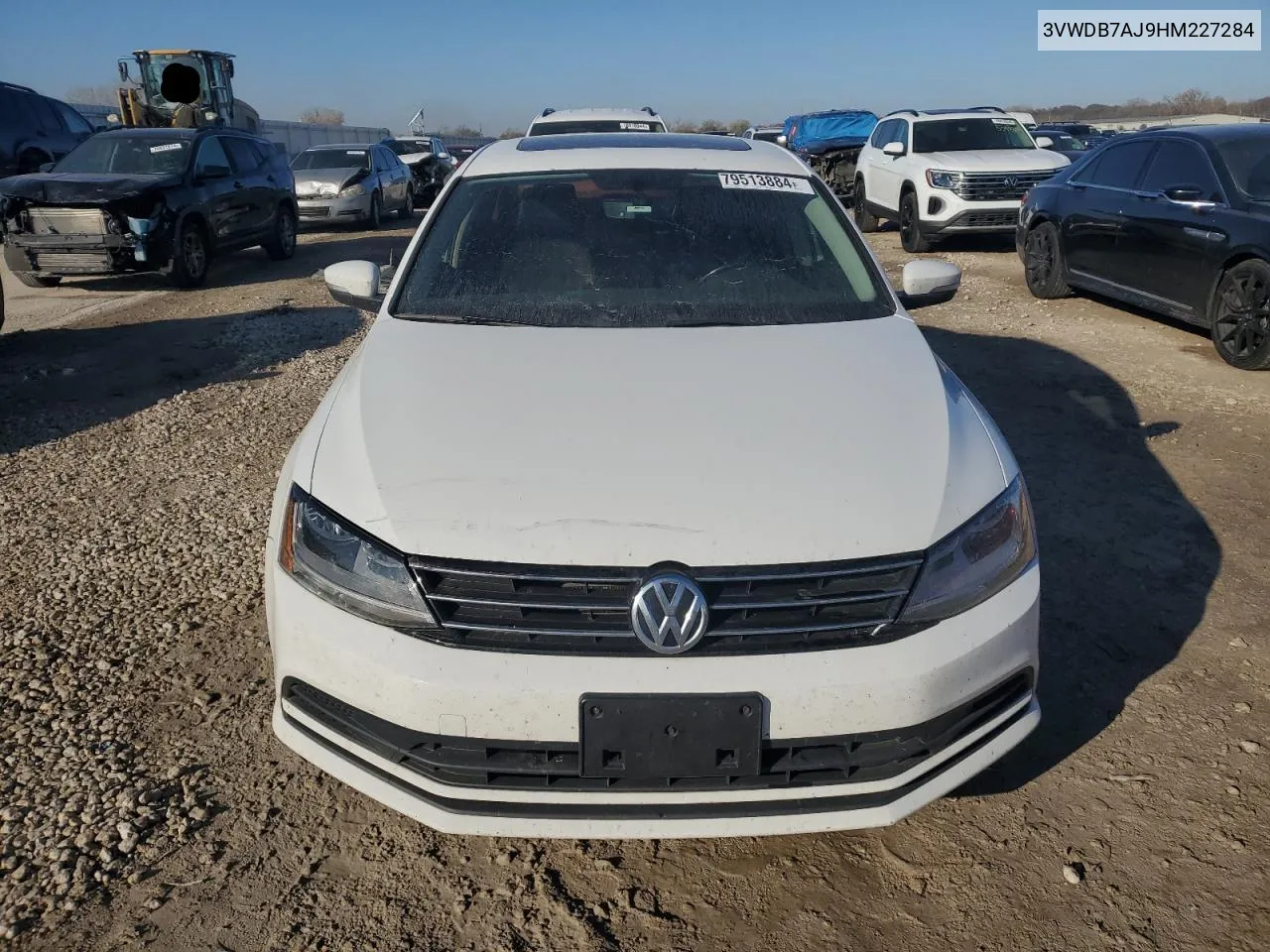 2017 Volkswagen Jetta Se VIN: 3VWDB7AJ9HM227284 Lot: 79513884