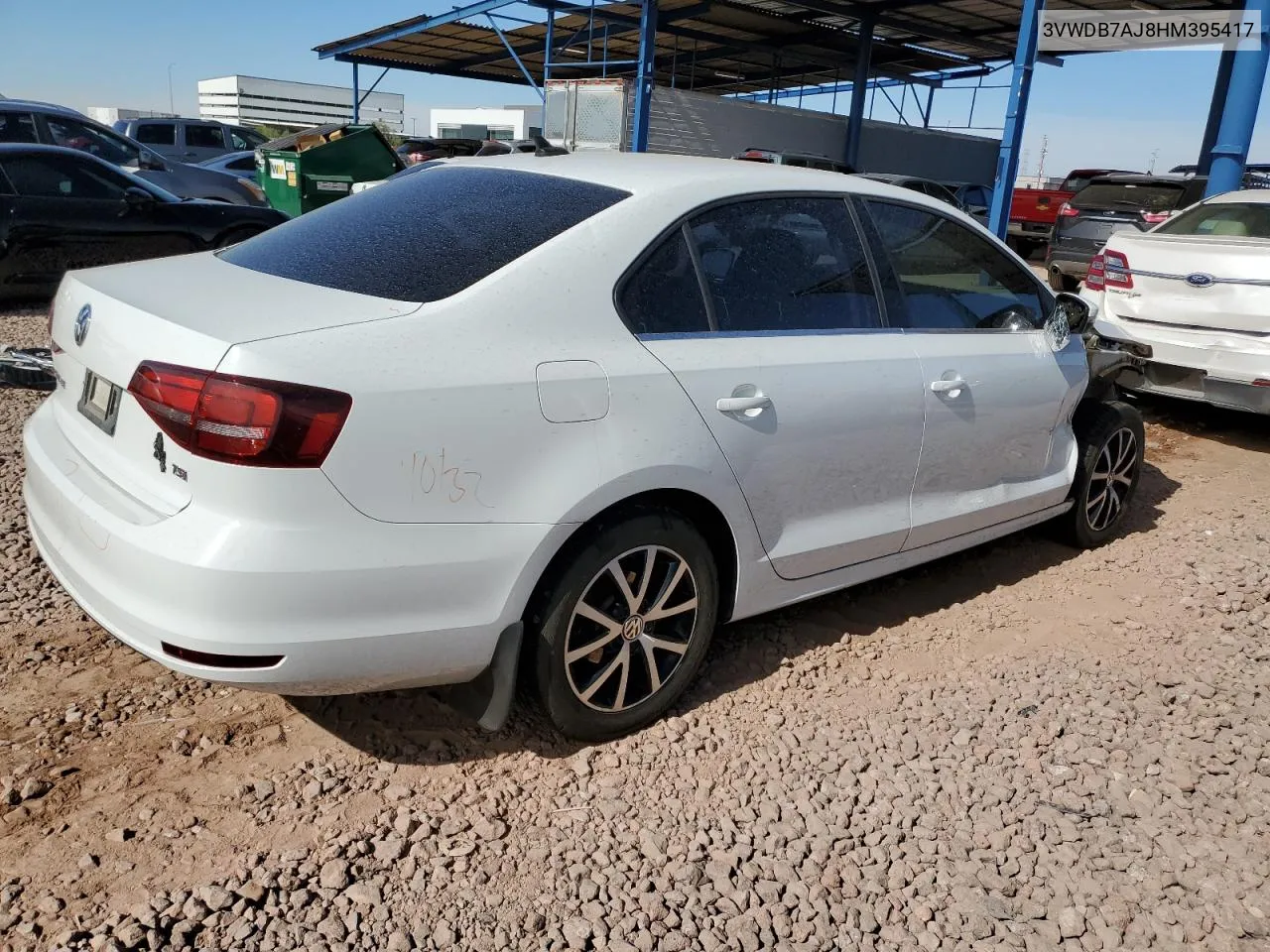 2017 Volkswagen Jetta Se VIN: 3VWDB7AJ8HM395417 Lot: 79513914