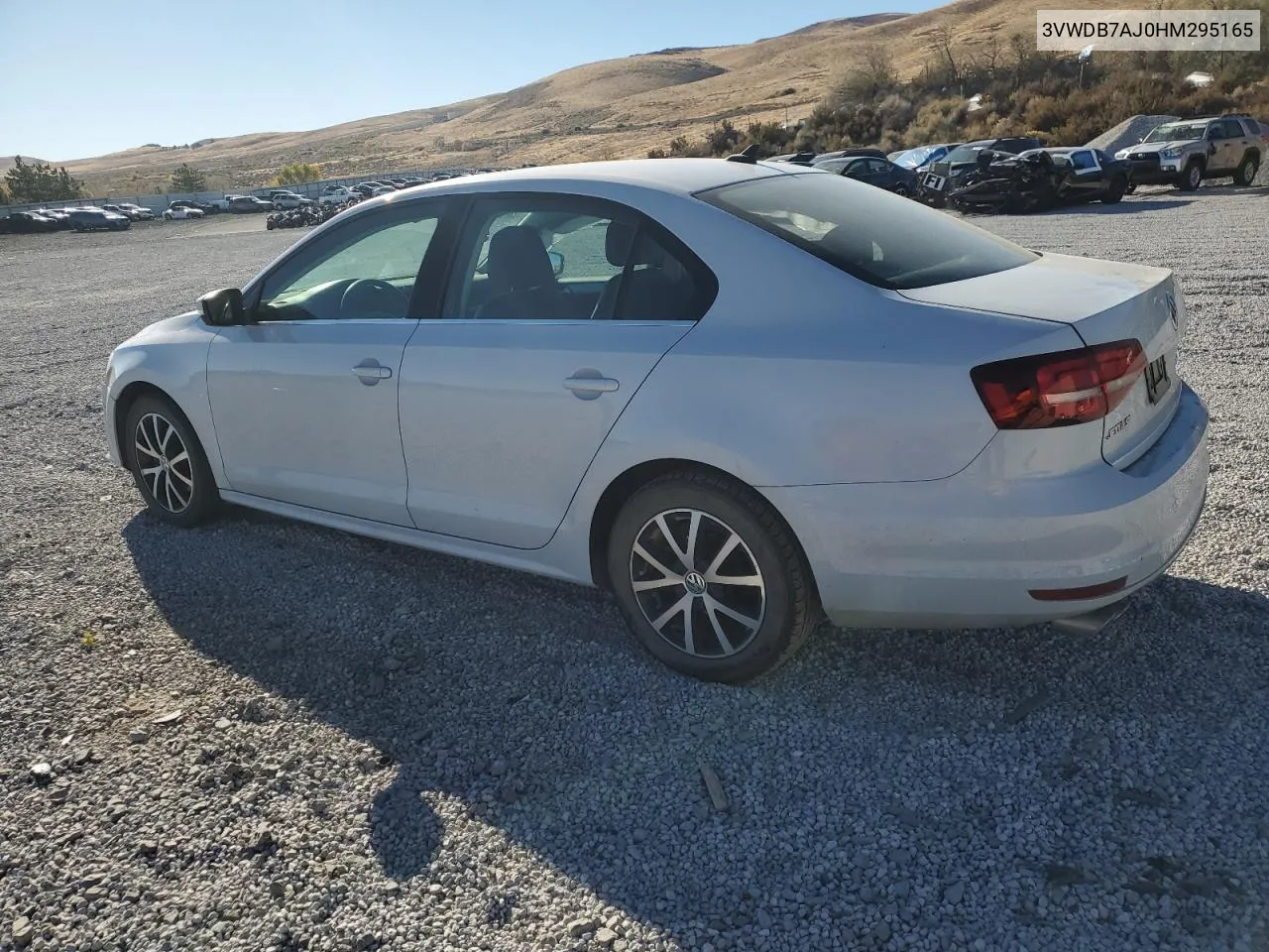 2017 Volkswagen Jetta Se VIN: 3VWDB7AJ0HM295165 Lot: 79557474