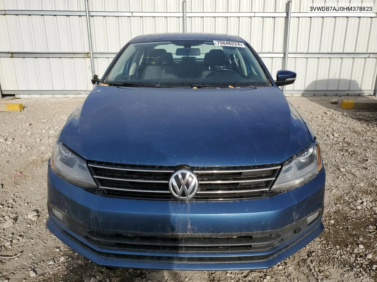 2017 Volkswagen Jetta Se VIN: 3VWDB7AJ0HM378823 Lot: 79848224