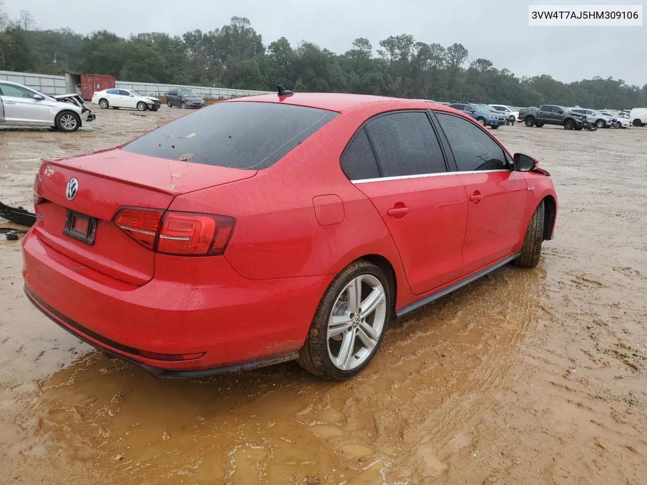 2017 Volkswagen Jetta Gli VIN: 3VW4T7AJ5HM309106 Lot: 79892494