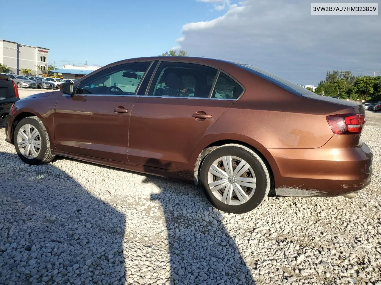 2017 Volkswagen Jetta S VIN: 3VW2B7AJ7HM323809 Lot: 80429774