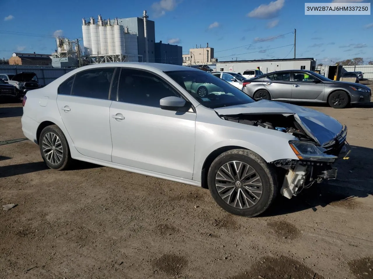 2017 Volkswagen Jetta S VIN: 3VW2B7AJ6HM337250 Lot: 80912294