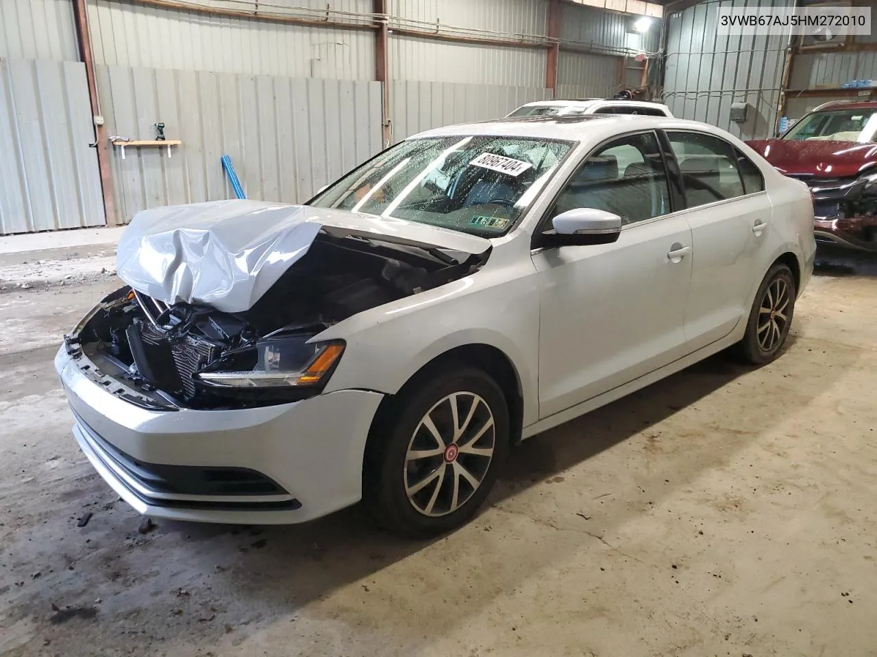 2017 Volkswagen Jetta Se VIN: 3VWB67AJ5HM272010 Lot: 80967404