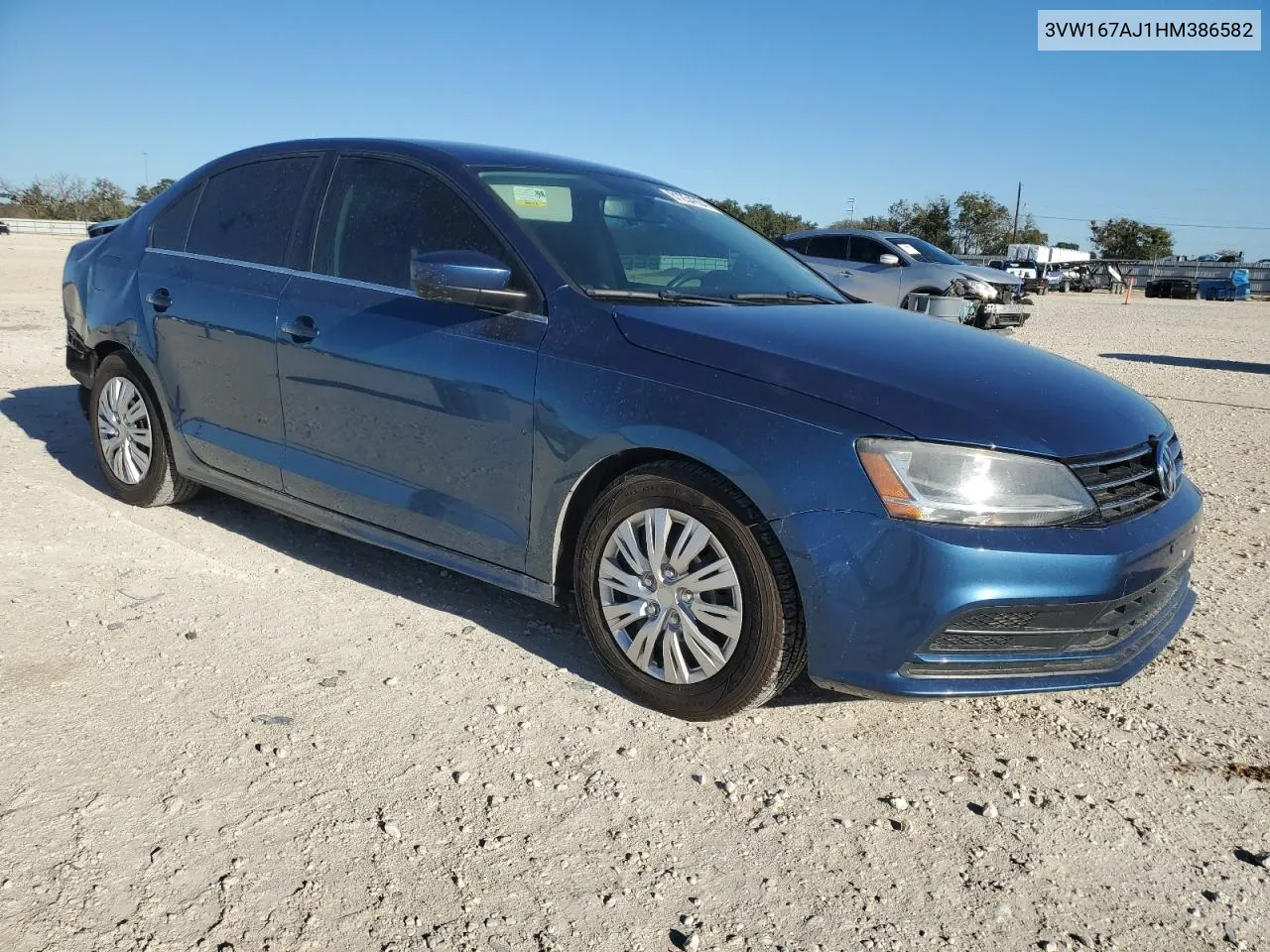 2017 Volkswagen Jetta S VIN: 3VW167AJ1HM386582 Lot: 81234294