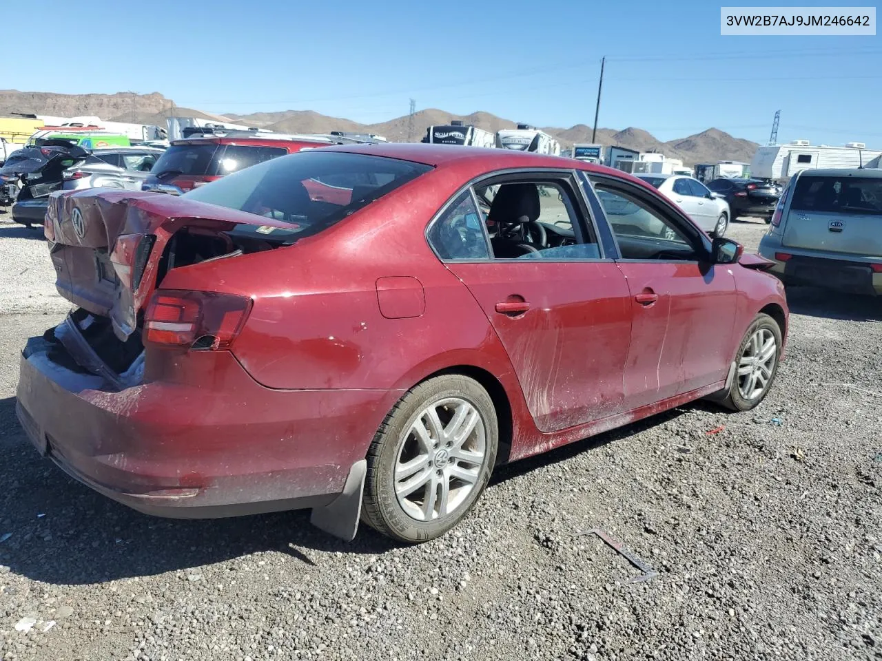 2018 Volkswagen Jetta S VIN: 3VW2B7AJ9JM246642 Lot: 51019374