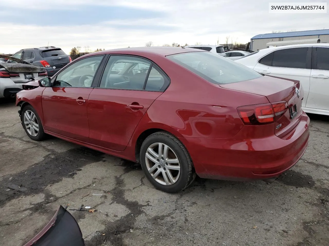 2018 Volkswagen Jetta S VIN: 3VW2B7AJ6JM257744 Lot: 53004204