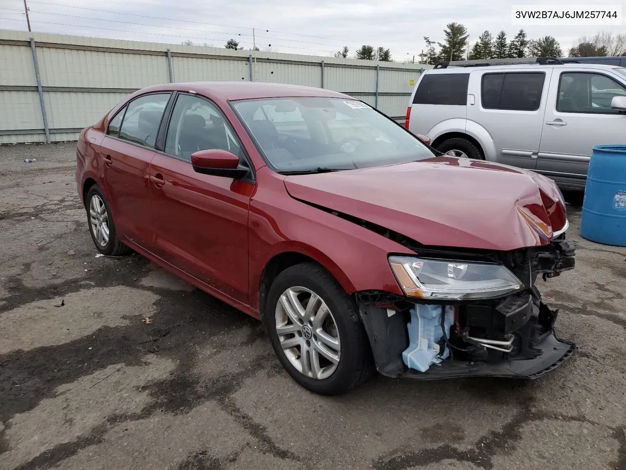 2018 Volkswagen Jetta S VIN: 3VW2B7AJ6JM257744 Lot: 53004204