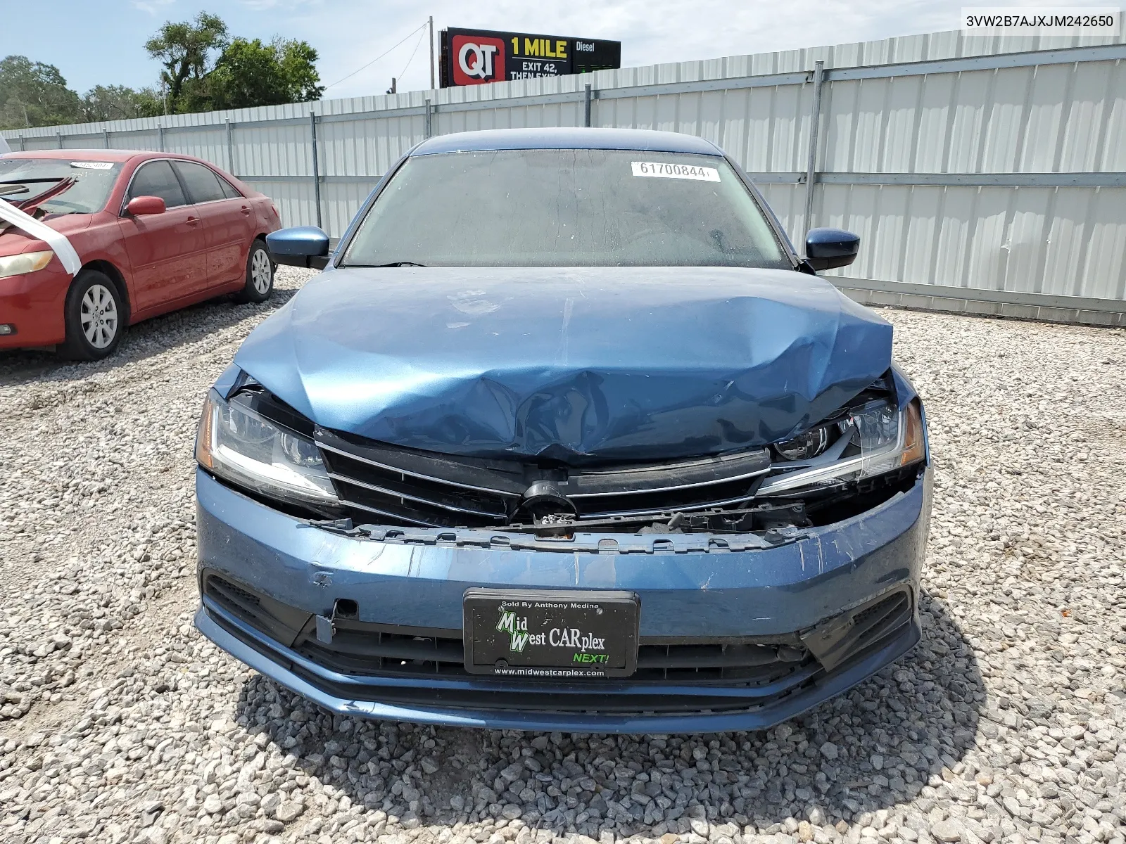 3VW2B7AJXJM242650 2018 Volkswagen Jetta S