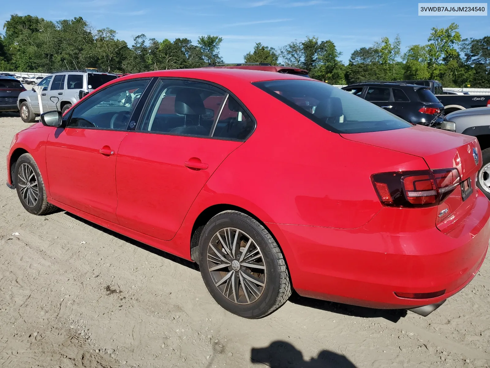 2018 Volkswagen Jetta Se VIN: 3VWDB7AJ6JM234540 Lot: 62799244