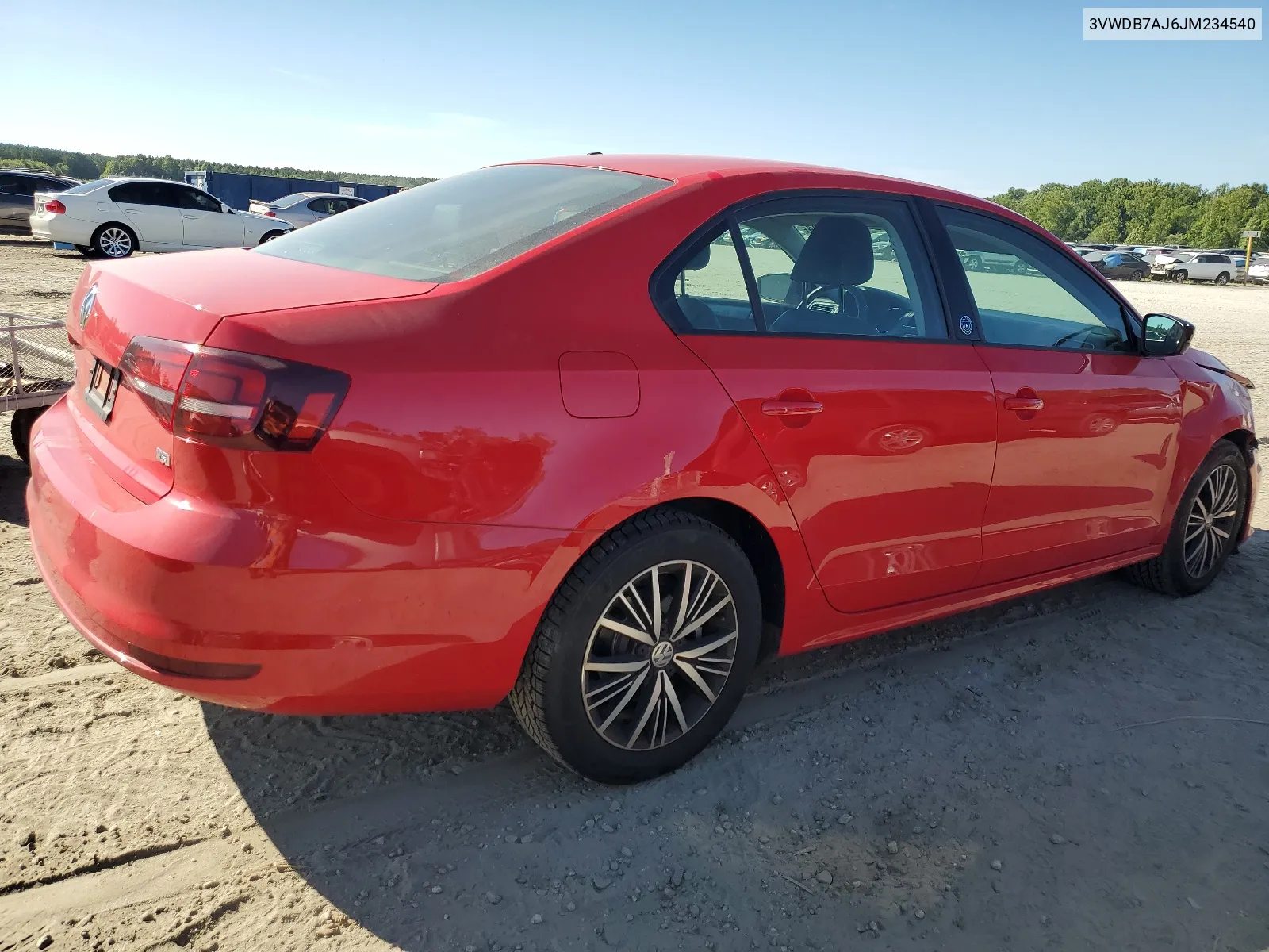 2018 Volkswagen Jetta Se VIN: 3VWDB7AJ6JM234540 Lot: 62799244