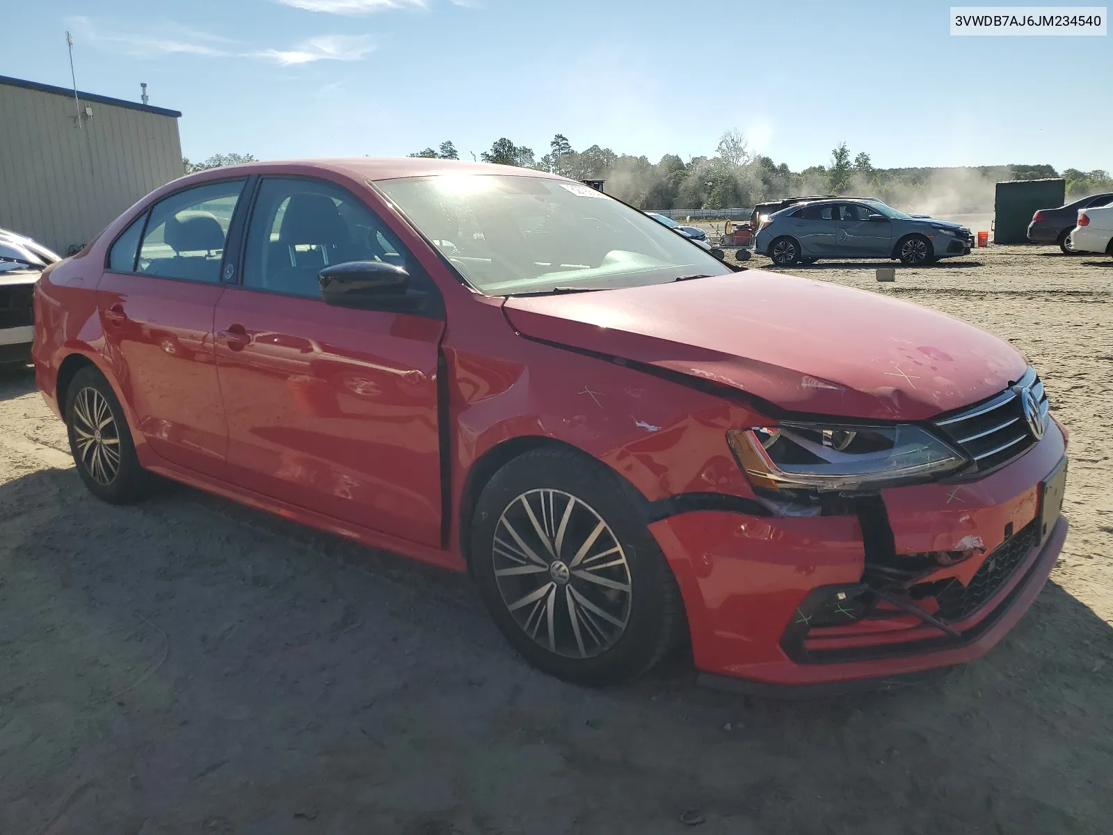 2018 Volkswagen Jetta Se VIN: 3VWDB7AJ6JM234540 Lot: 62799244