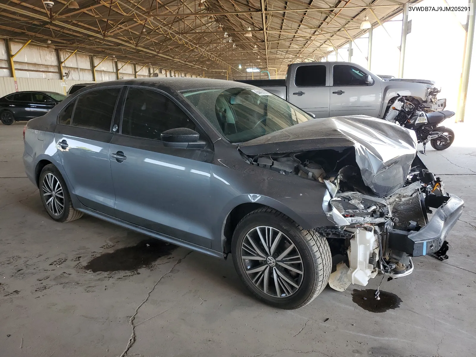 3VWDB7AJ9JM205291 2018 Volkswagen Jetta Se