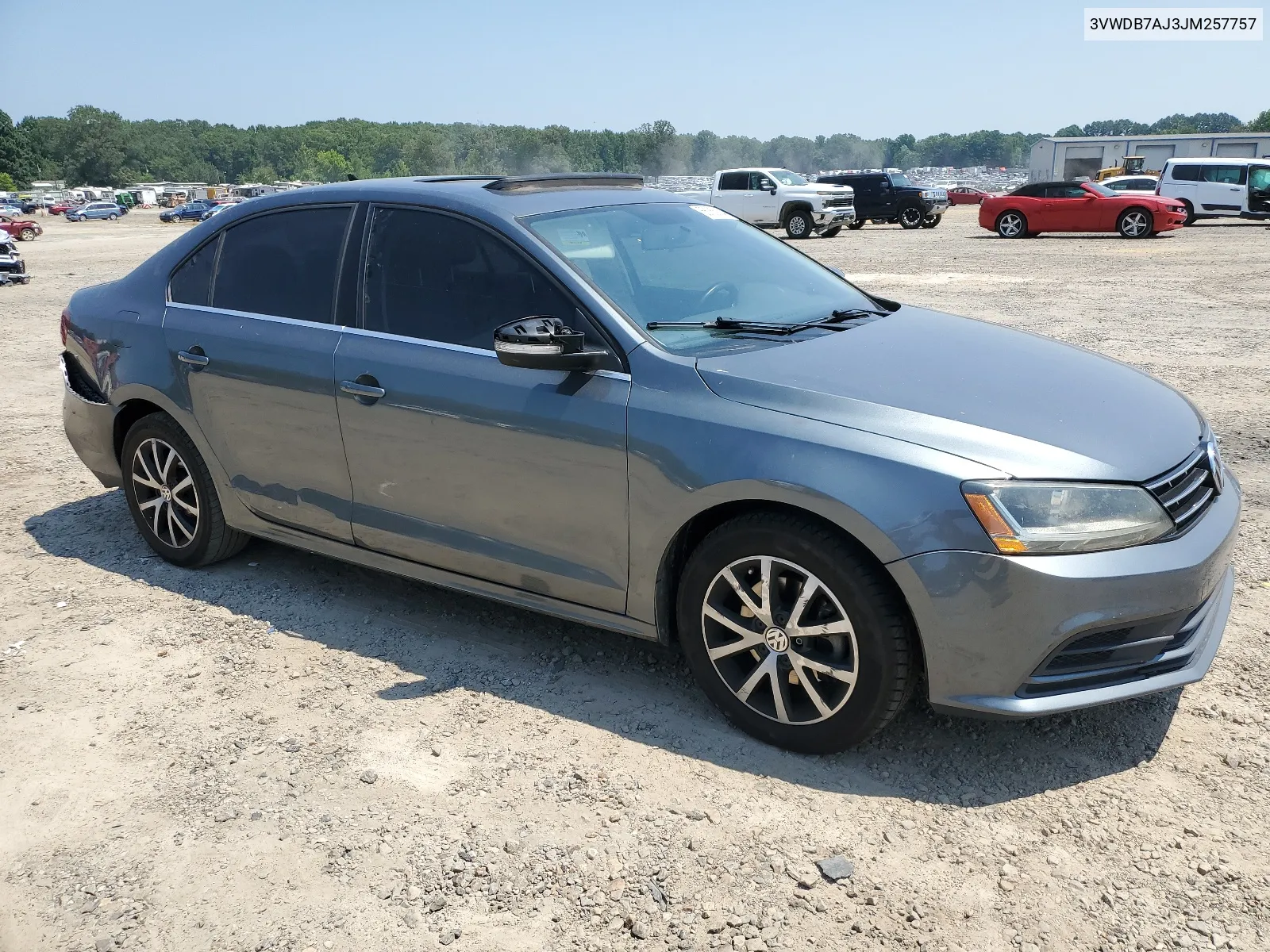 2018 Volkswagen Jetta Se VIN: 3VWDB7AJ3JM257757 Lot: 66165904