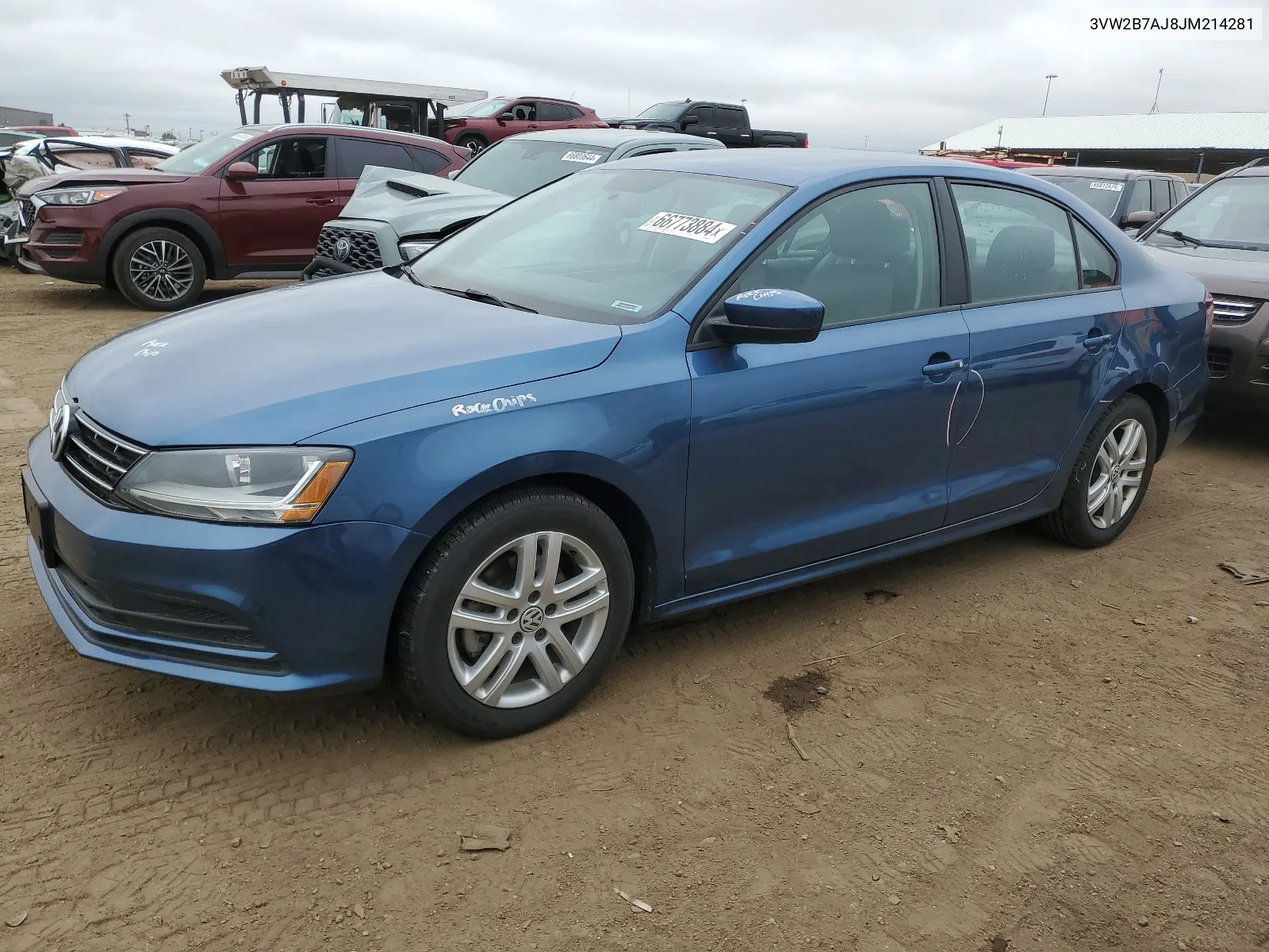 3VW2B7AJ8JM214281 2018 Volkswagen Jetta S