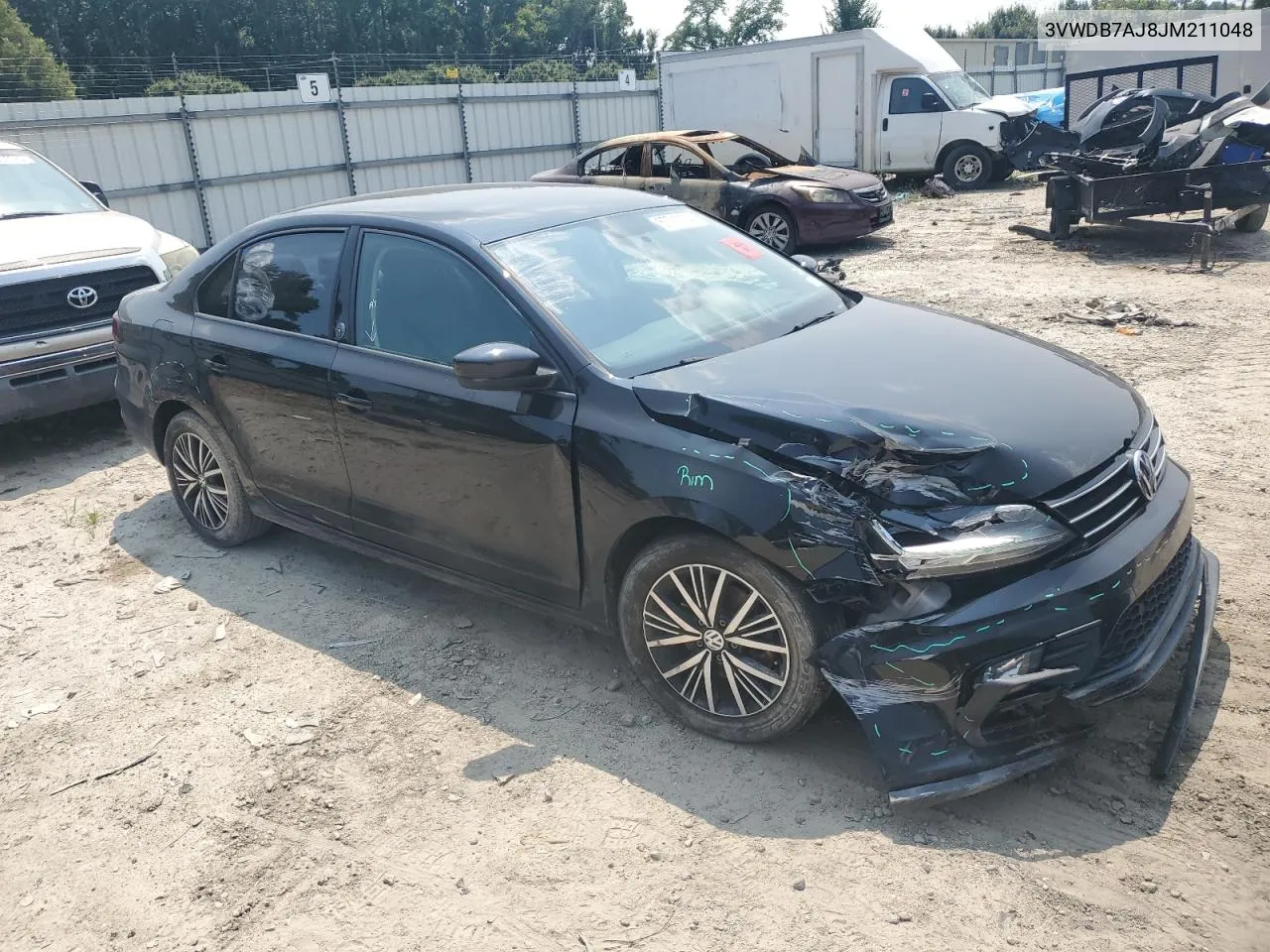 3VWDB7AJ8JM211048 2018 Volkswagen Jetta Se