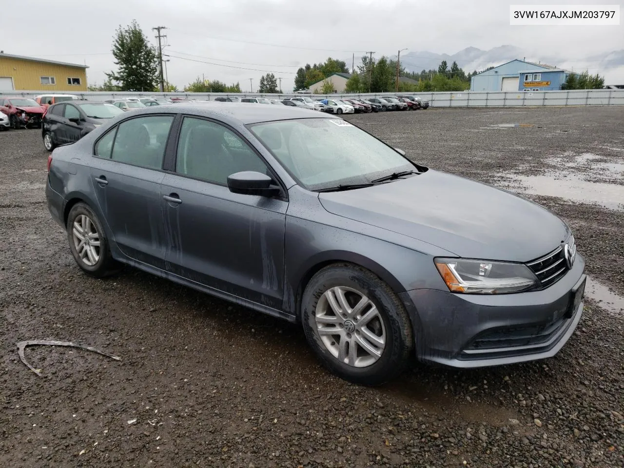 2018 Volkswagen Jetta S VIN: 3VW167AJXJM203797 Lot: 68464644