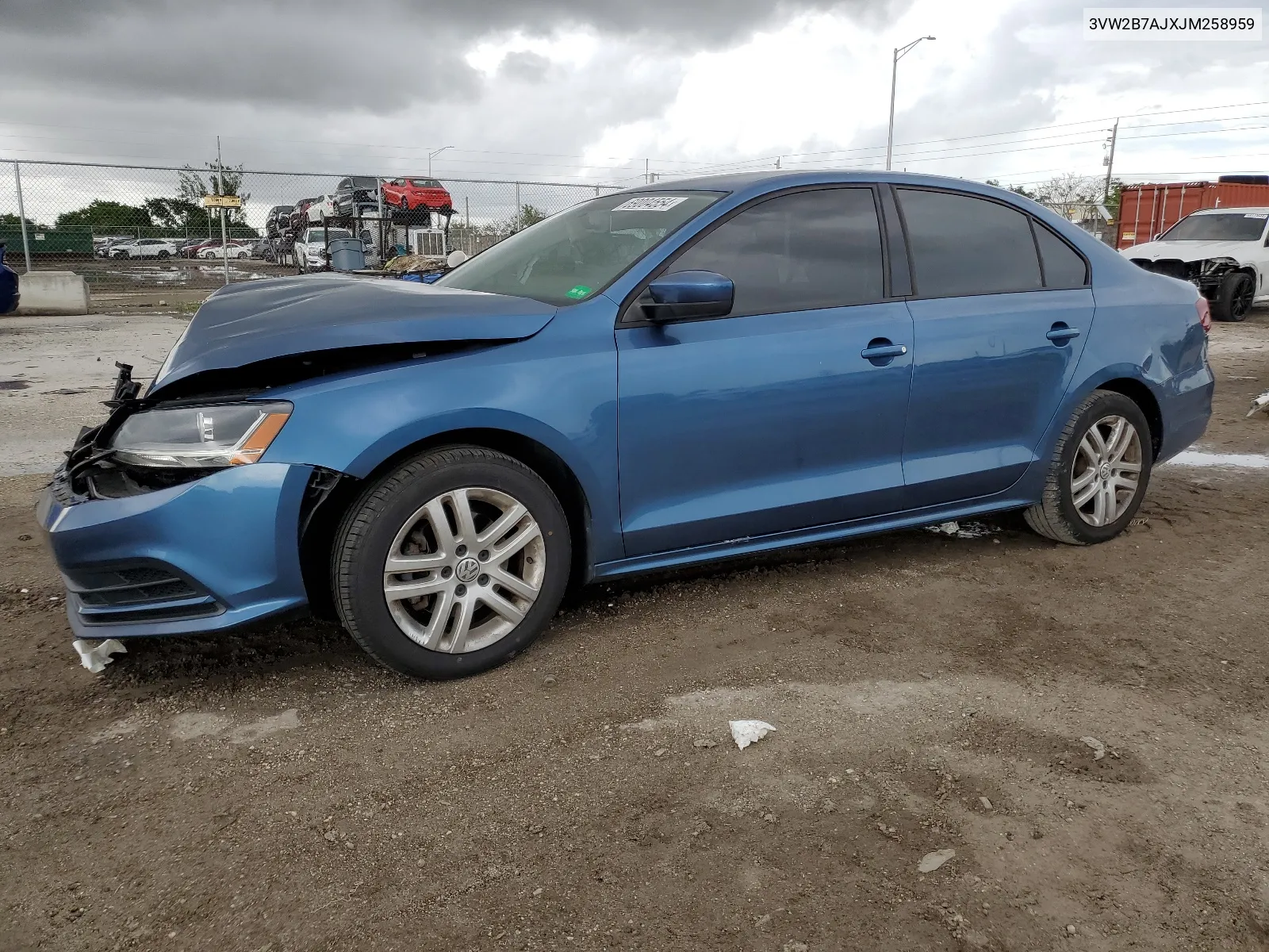 3VW2B7AJXJM258959 2018 Volkswagen Jetta S