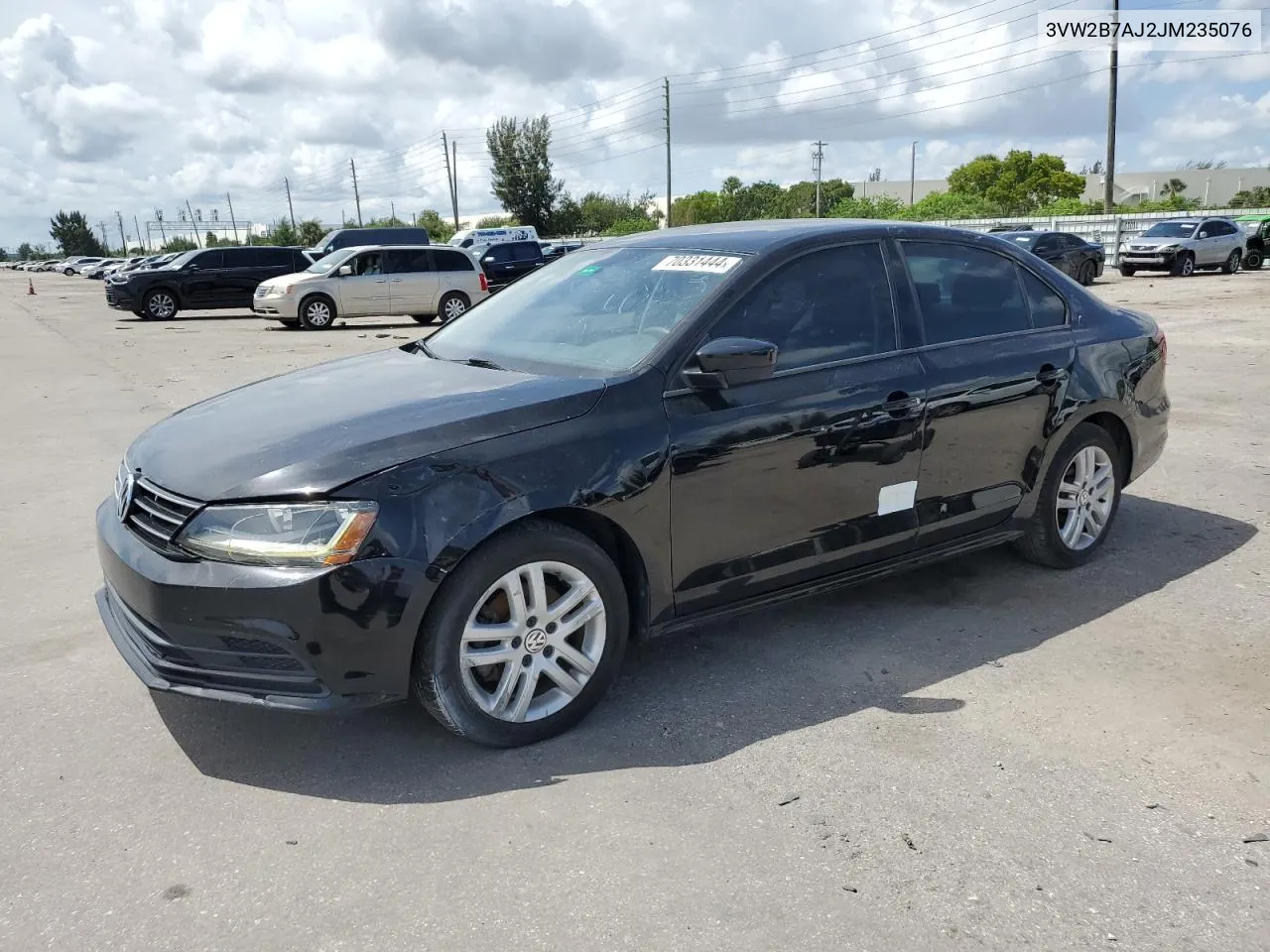 2018 Volkswagen Jetta S VIN: 3VW2B7AJ2JM235076 Lot: 70331444