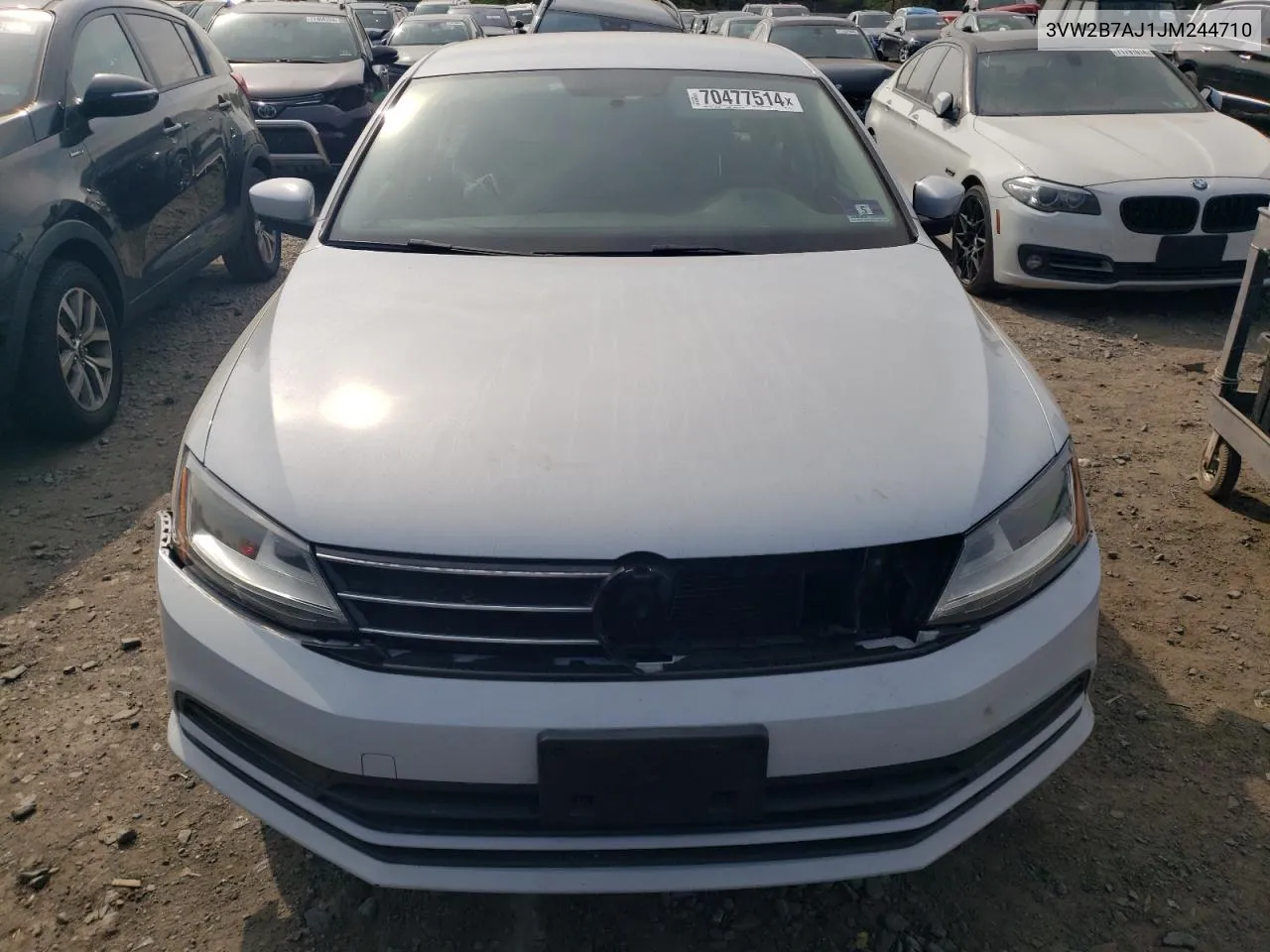 2018 Volkswagen Jetta S VIN: 3VW2B7AJ1JM244710 Lot: 70477514