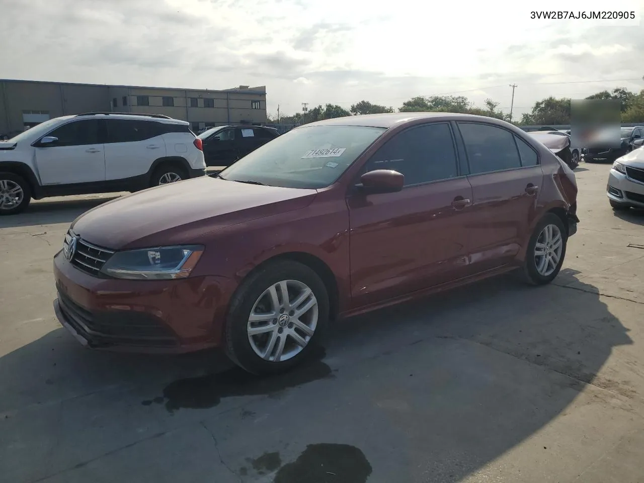 2018 Volkswagen Jetta S VIN: 3VW2B7AJ6JM220905 Lot: 71492614