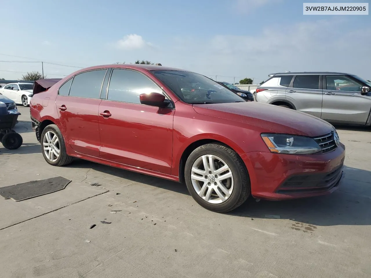 2018 Volkswagen Jetta S VIN: 3VW2B7AJ6JM220905 Lot: 71492614